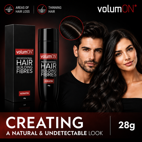 Volumon Hair Building Fibres - KERATIN 28g - For Men & Women!