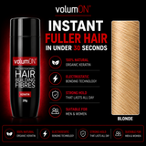 Volumon Hair Building Fibres - KERATIN 28g - For Men & Women!