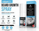 Volumon Beard Growth Spray – 60ml, 120ml, or 180ml – Fuller, Thicker Beard Fast – Free UK Delivery