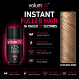 Volumon Hair Loss Hair Building Fibres - KERATIN 12g - For Men & Women
